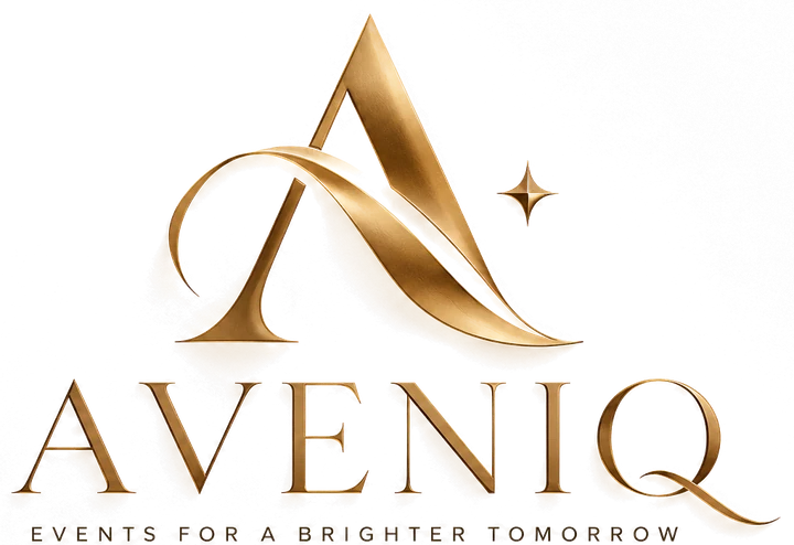 AVENIQ logo: Events for a brighter tomorrow